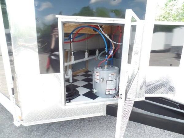 8.5' x 14' Concession BBQ Food Trailer Black Event Catering - Image 10