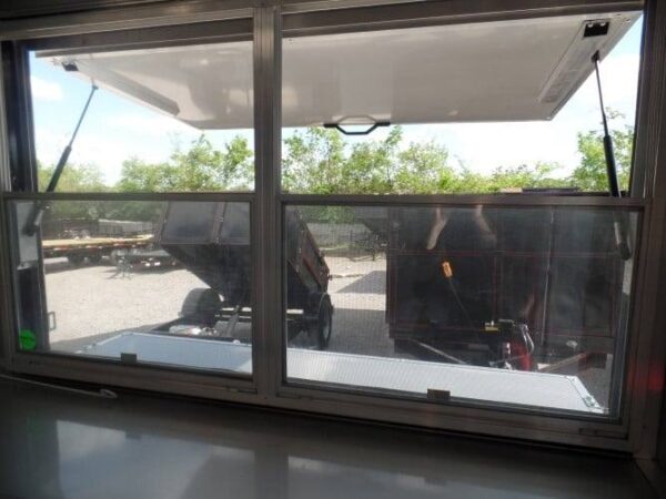 8.5' x 14' Concession BBQ Food Trailer Black Event Catering - Image 2