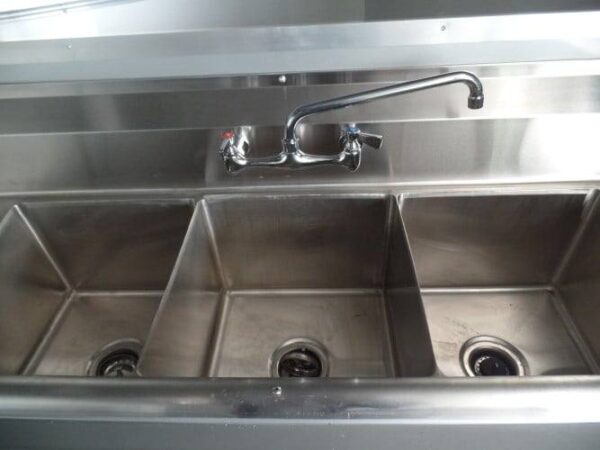 8.5' x 14' Concession BBQ Food Trailer Black Event Catering - Image 46
