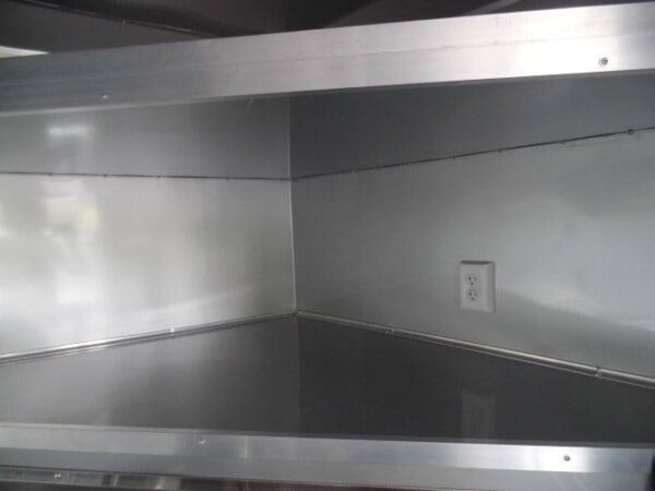 8.5' x 14' Concession BBQ Food Trailer Black Event Catering - Image 6