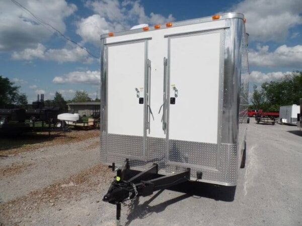 8.5 x 20 Concession Food Trailer White Event Catering - Image 19