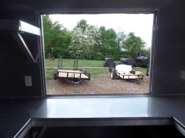 8.5 x 20 Concession Food Trailer White Event Catering - Image 15