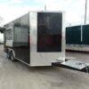 8.5' x 16' Black Catering Event Concession Food Trailer - Image 6