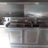 8.5' x 16' Black Catering Event Concession Food Trailer - Image 18