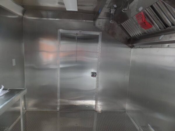 8.5' x 16' Black Catering Event Concession Food Trailer - Image 16