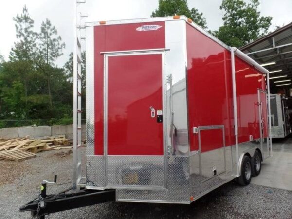 8.5' x 16' Concession Food Event Catering Trailer Red - Image 15