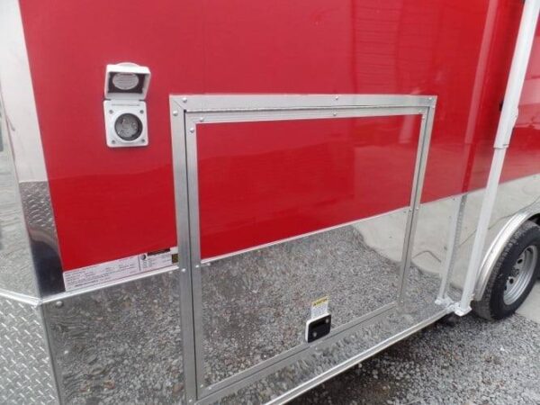 8.5' x 16' Concession Food Event Catering Trailer Red - Image 25