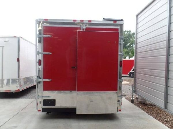 8.5' x 16' Concession Food Event Catering Trailer Red - Image 21
