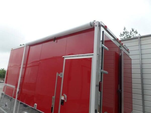 8.5' x 16' Concession Food Event Catering Trailer Red - Image 35
