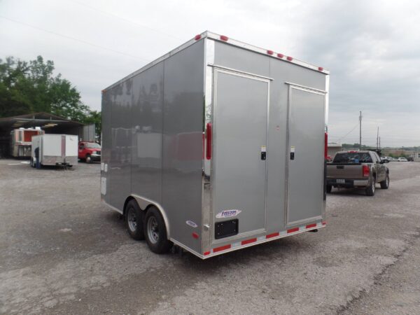 8.5' x 14' Concession Trailer Silver Food Event Catering - Image 22