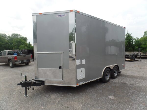 8.5' x 14' Concession Trailer Silver Food Event Catering - Image 5