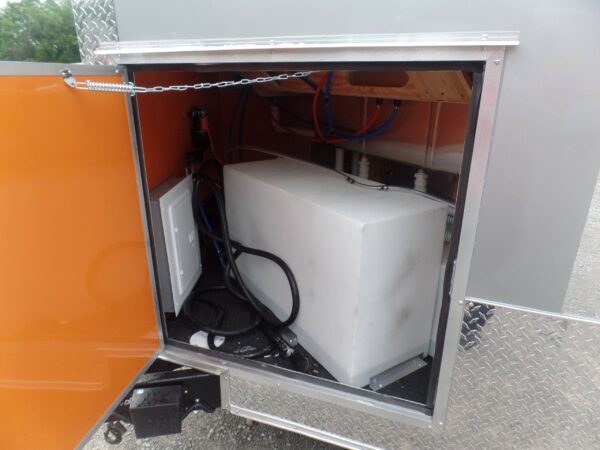 8.5' x 14' Concession Trailer Silver Food Event Catering - Image 7