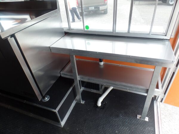 8.5' x 14' Concession Trailer Silver Food Event Catering - Image 23