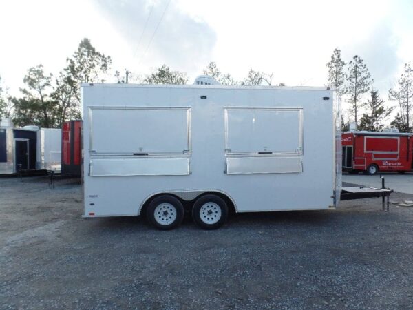 8.5' x 16' Concession Food Custom Event Trailer - Image 2