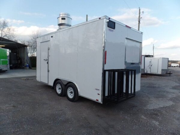 8.5' x 16' Concession Food Custom Event Trailer - Image 18