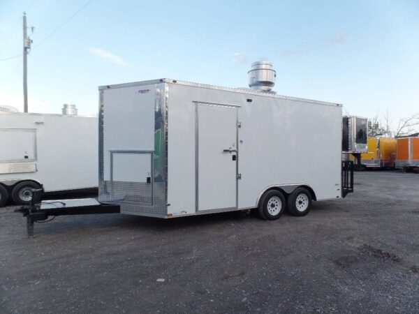 8.5' x 16' Concession Food Custom Event Trailer - Image 8