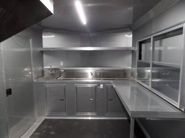 8.5' x 16' Concession Food Custom Event Trailer - Image 22