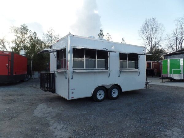 8.5' x 16' Concession Food Custom Event Trailer - Image 9