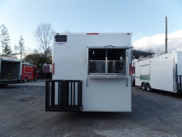 8.5' x 16' Concession Food Custom Event Trailer - Image 17