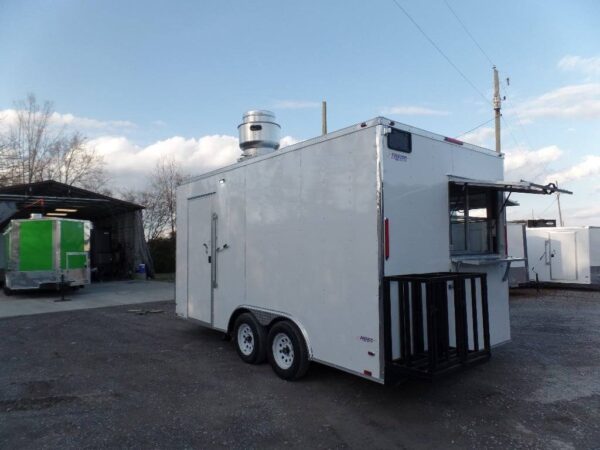 8.5' x 16' Concession Food Custom Event Trailer - Image 23