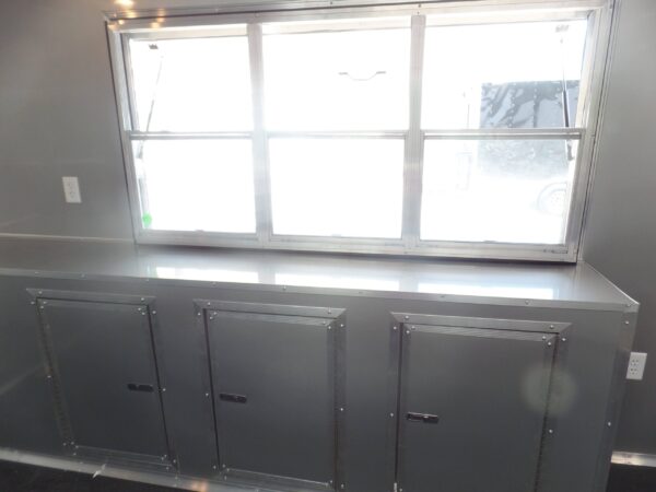 8.5' x 16' Concession Food Trailer White Event Catering - Image 5