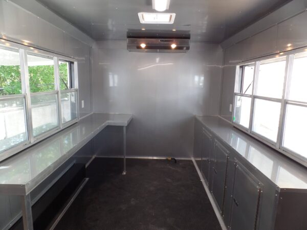8.5' x 16' Concession Food Trailer White Event Catering - Image 11
