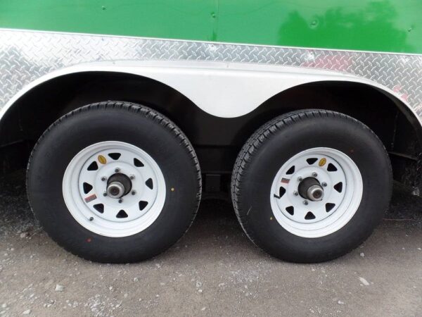 8.5' x 14' Concession Food Trailer Lime Event Catering - Image 7