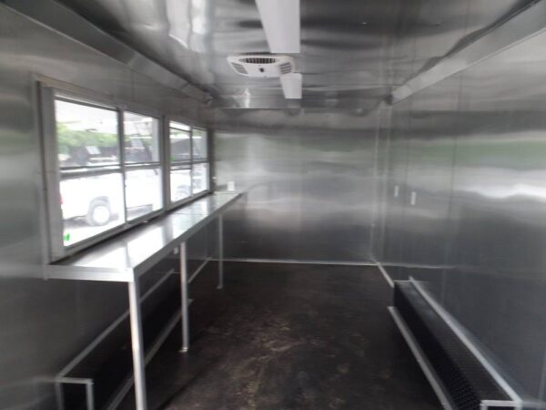 8.5' x 14' Concession Food Trailer Lime Event Catering - Image 19