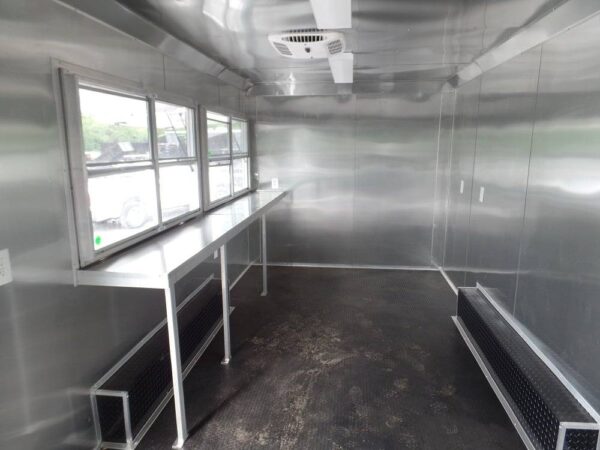 8.5' x 14' Concession Food Trailer Lime Event Catering - Image 15