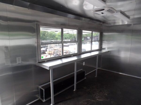 8.5' x 14' Concession Food Trailer Lime Event Catering - Image 9