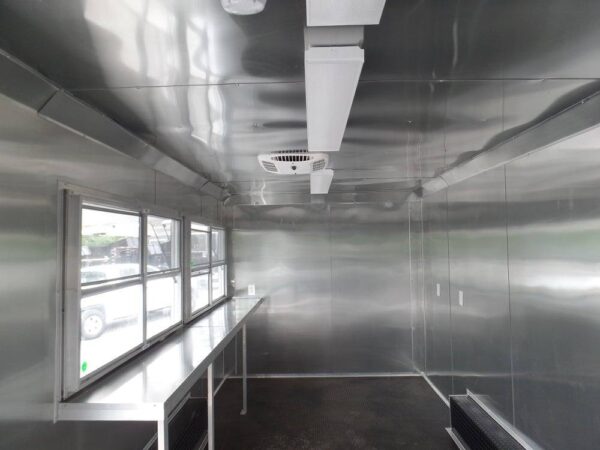 8.5' x 14' Concession Food Trailer Lime Event Catering - Image 17