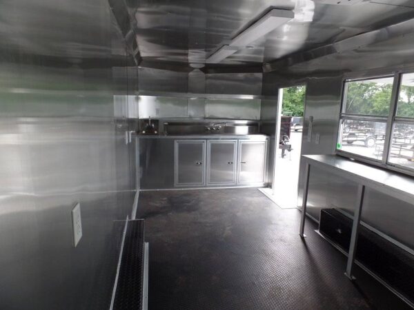 8.5' x 14' Concession Food Trailer Lime Event Catering - Image 8