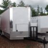 8.5' x 16' Concession BBQ Food Trailer White Event Catering - Image 16
