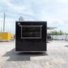 8.5' x 16' Black Flat Front Concession Food Trailer With Appliances - Image 16