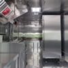 8.5' x 16' Black Flat Front Concession Food Trailer With Appliances - Image 5