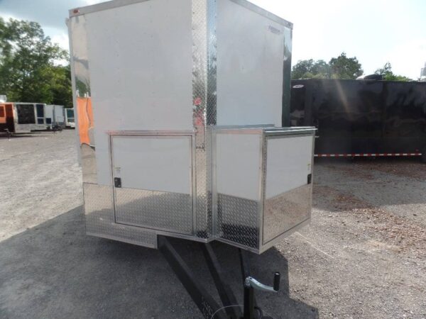 8.5' x 12' White Food Catering Concession Trailer - Image 14