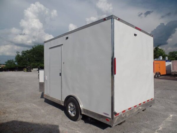 8.5' x 12' White Food Catering Concession Trailer - Image 15