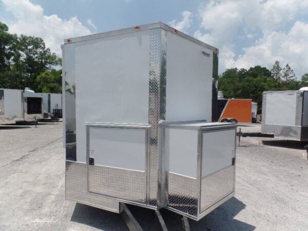 8.5' x 12' White Concession Food Trailer With Appliances - Image 11