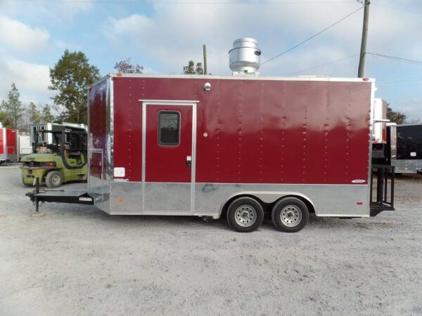 8.5' x 16' Concession Brandy Wine Catering BBQ Food Event Trailer - Image 5