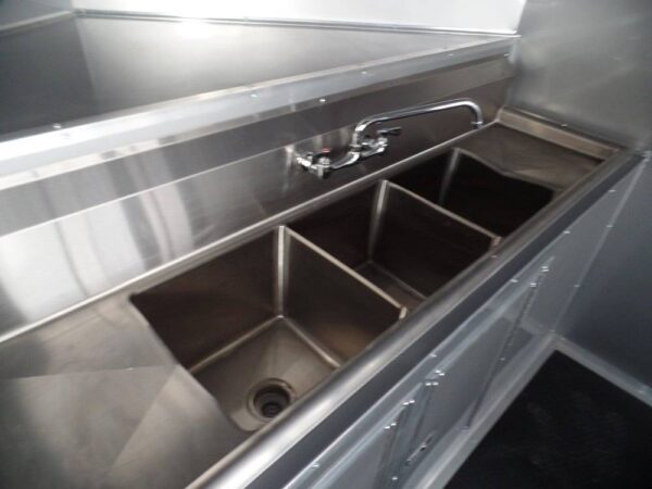 8.5' x 16' Concession Brandy Wine Catering BBQ Food Event Trailer - Image 15