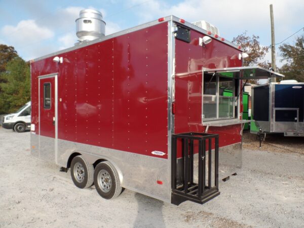 8.5' x 16' Concession Brandy Wine Catering BBQ Food Event Trailer - Image 25