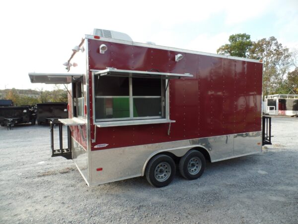 8.5' x 16' Concession Brandy Wine Catering BBQ Food Event Trailer - Image 26