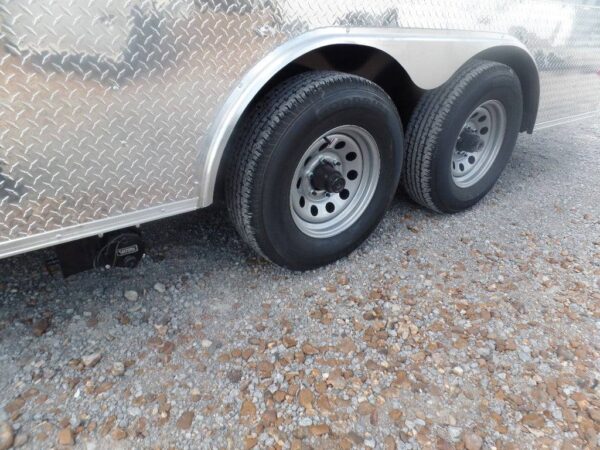 8.5' x 15' Silver Frost Custom Concession Food Trailer - Image 9