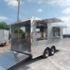 8.5' x 15' Silver Frost Custom Concession Food Trailer - Image 3