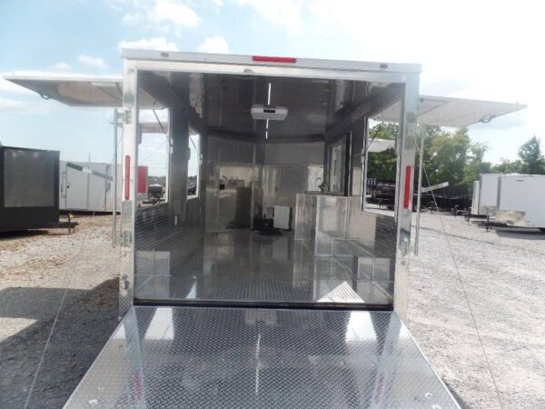 8.5' x 15' Silver Frost Custom Concession Food Trailer - Image 6