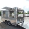 8.5' x 15' Silver Frost Custom Concession Food Trailer - Image 11