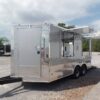 8.5' x 15' Silver Frost Custom Concession Food Trailer - Image 2