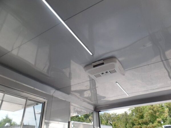 8.5' x 15' Silver Frost Custom Concession Food Trailer - Image 4