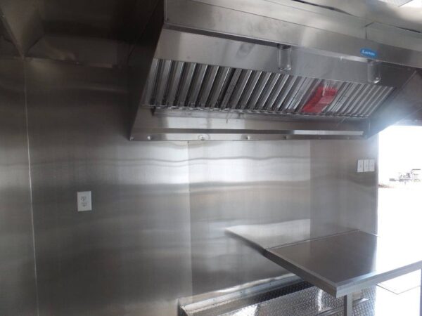 8.5' x 16' Black Event Concession Food Catering Trailer - Image 9