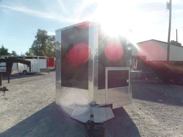 8.5' x 16' Black Event Concession Food Trailer With Appliances - Image 16